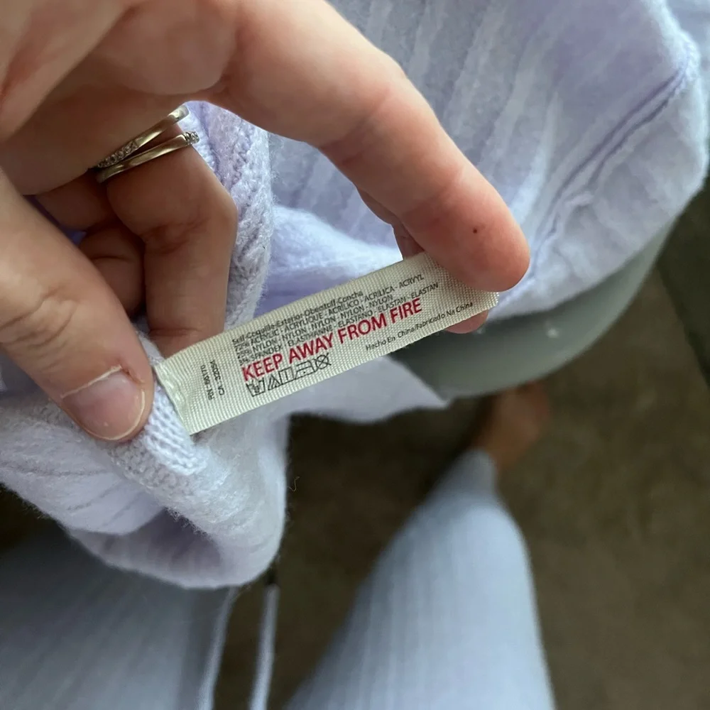 SOLD FP intimately around the clock lounge SET in lavender - Picture 6 of 7